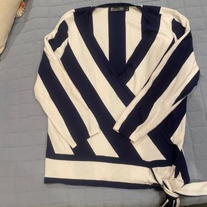 New York & Co, SM, striped lightweight sweater